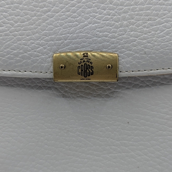 White Leather Handbag Mark Cross - Picture 2 of 7